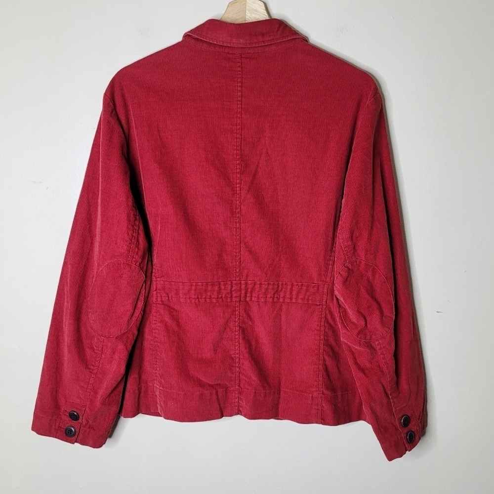 Talbots Vintage Red Corduroy Jacket Size 16W Petite - Picture 5 of 8